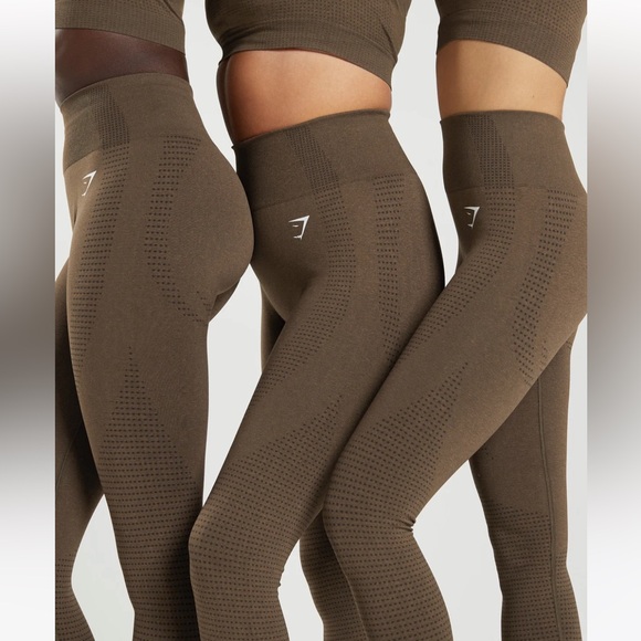 Gymshark Vital Seamless 2.0 Leggings - Brown - Picture 5 of 7
